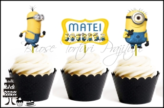 Set Toppers Personalizate Contur MINIONS Nr. 1